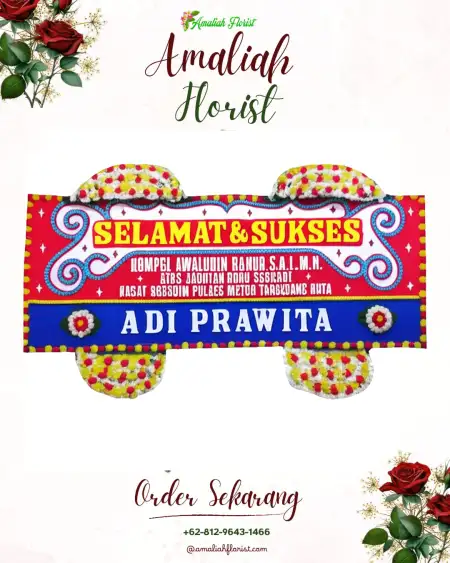 Papan Bunga Ucapan Selamat Panjatan
